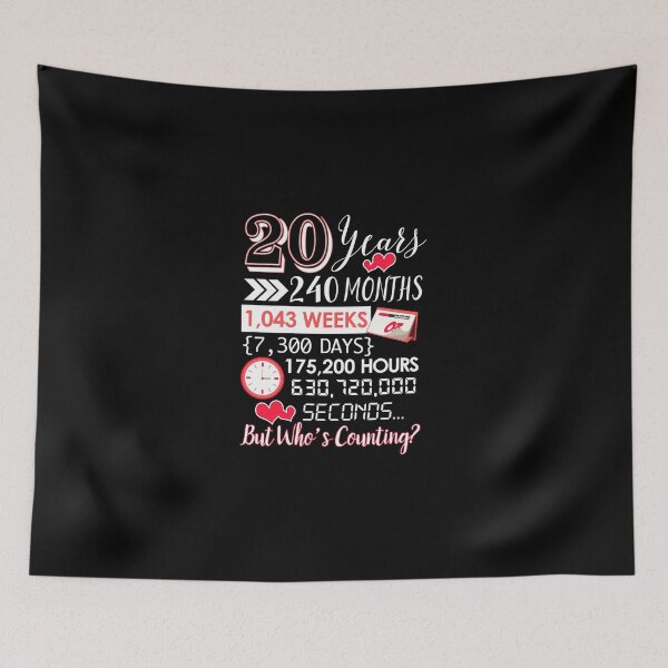 Item preview, 20-Years-Of-Marriage---Happily-Married-Couple---20Th-Wedding-Anniversary-Gift designed and sold by KeylaFloyd.