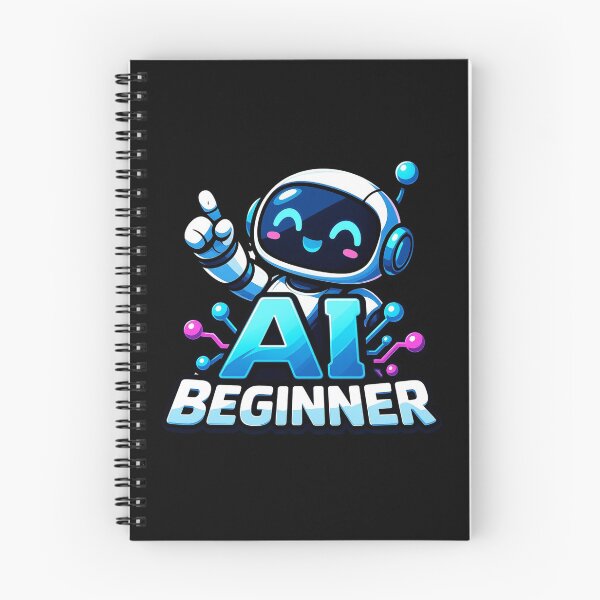 Item preview, AI Beginner Cute Robot Artificial Intelligence Learning Design designed and sold by RDproject.