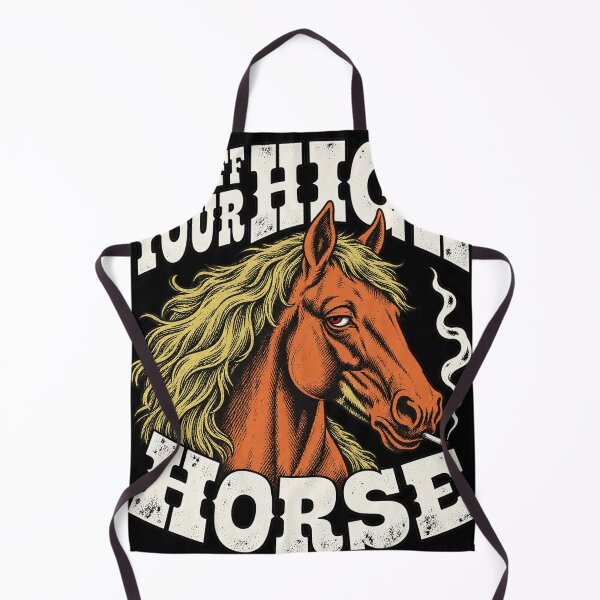 Item preview, Get Off Your High Horse Funny Western Pun Vintage Art designed and sold by SEINENGAPPI19.