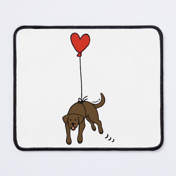 Item preview, Chocolate Labrador Floating In The Air designed and sold by martinmatale.