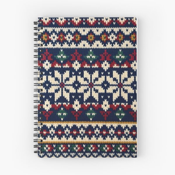 Item preview, Nordic Fair Isle Knit Pattern designed and sold by Sybille-Yates.