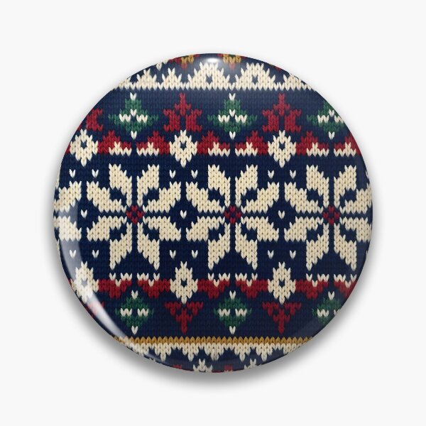 Item preview, Nordic Fair Isle Knit Pattern designed and sold by Sybille-Yates.