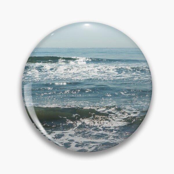 Item preview, Sunny Ocean Waves and Seafoam Triptych - One designed and sold by Georgia Mizuleva.
