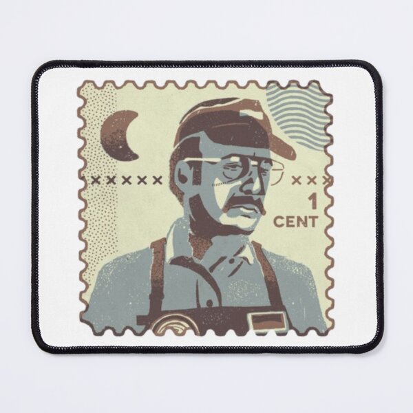 Item preview, Vintage Stamp Portrait Mustached Man Cap designed and sold by WATEKE.