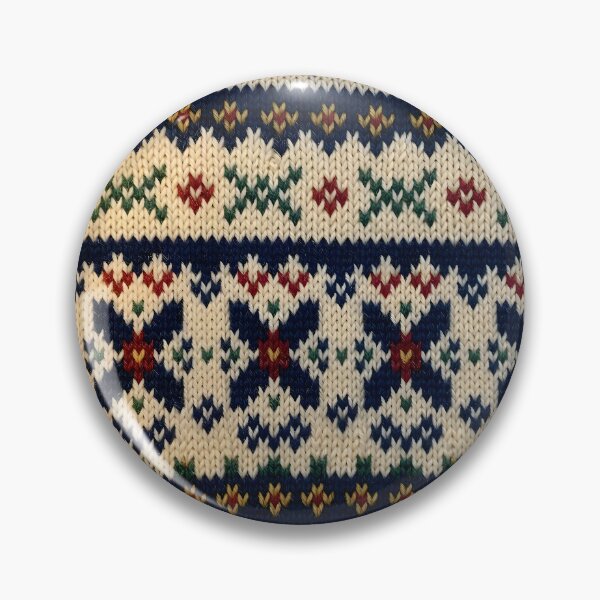 Item preview, Nordic Fair Isle Knit Pattern designed and sold by Sybille-Yates.