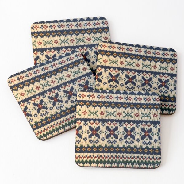 Item preview, Nordic Fair Isle Knit Pattern designed and sold by Sybille-Yates.