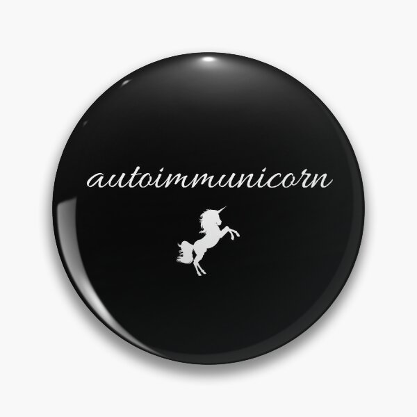 Item preview, Autoimmunicorn White Font Vintage Distressed Cute Unicorn Meme designed and sold by kristy1003.