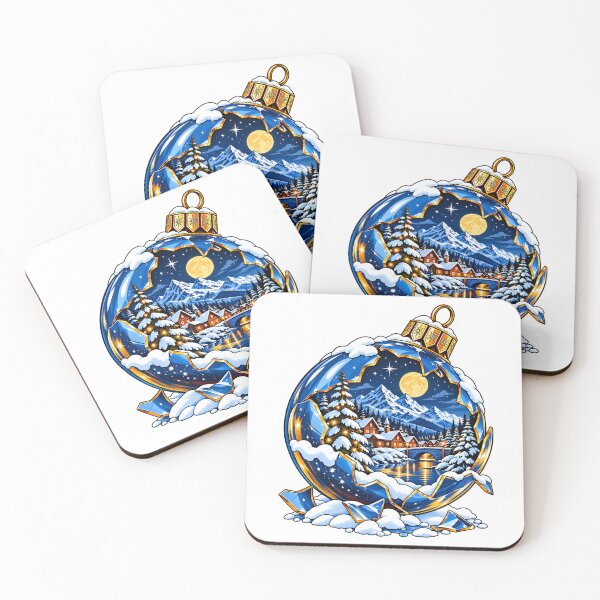Item preview, Enchanted Winter Village Christmas Ornament designed and sold by Sed94.