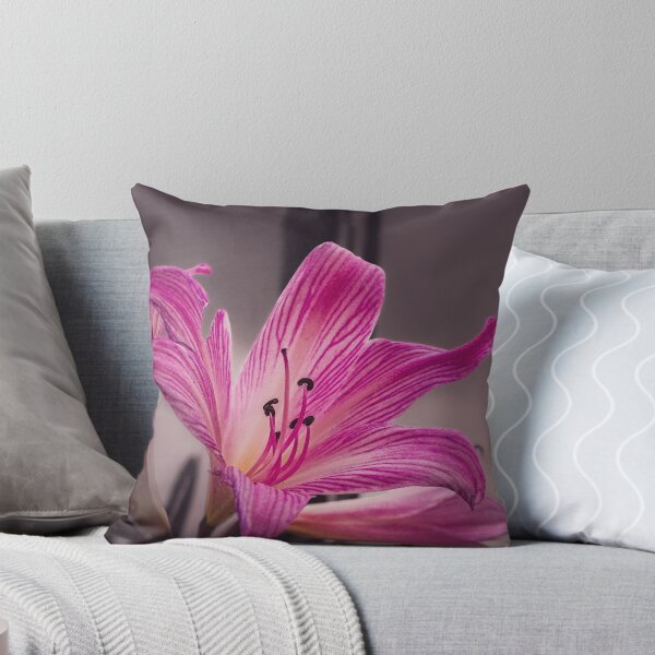 Item preview, Close-up of a magenta lily – Elegant floral art designed and sold by Tammigrafie.