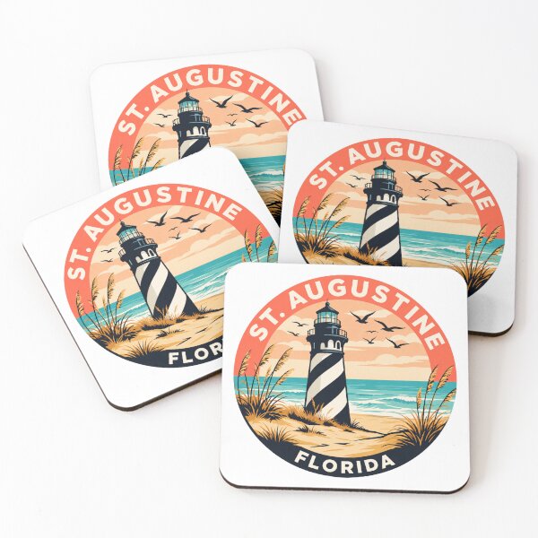 Item preview, St. Augustine Florida: Lighthouse Vintage Beach designed and sold by CircinusStore.