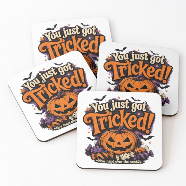 Item preview, You Just Got Tricked – Orange Halloween Pumpkin designed and sold by Icareis-Studios.