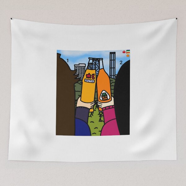 Item preview, Cheers with Orange Soda Bottles in City Park designed and sold by fibiiistd.