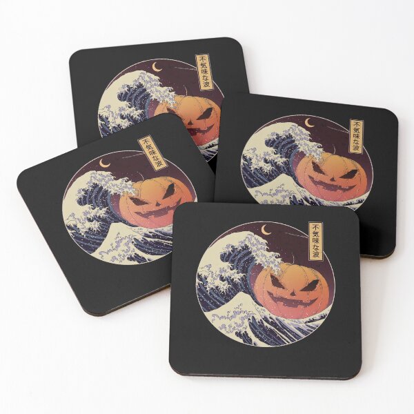 Item preview, Japanese Great Wave Pumpkin Spooky Ukiyo E Halloween Graphic designed and sold by SEINENGAPPI19.