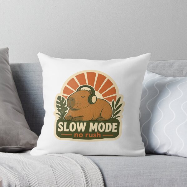 Item preview, Slow Mode No Rush Capybara designed and sold by Stacylela.