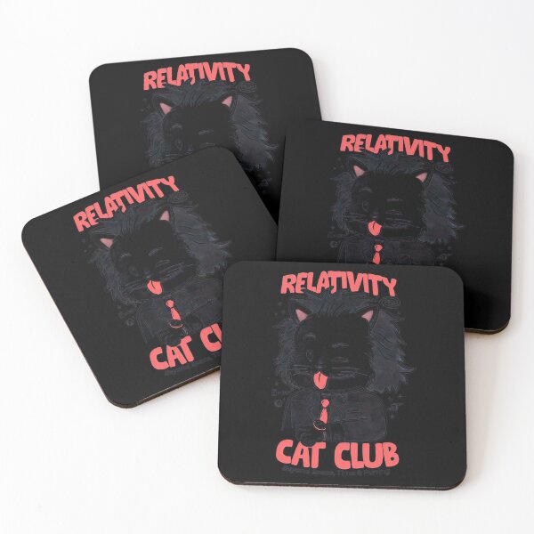 Item preview, Relativity Cat Club Funny Physics Science Geek Kitten Graphic designed and sold by SEINENGAPPI19.