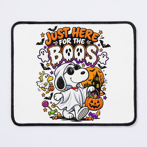 Item preview, Snoopy Halloween Just Here For The Boos Cute Snoopy Halloween Ghost designed and sold by angelinalkio.