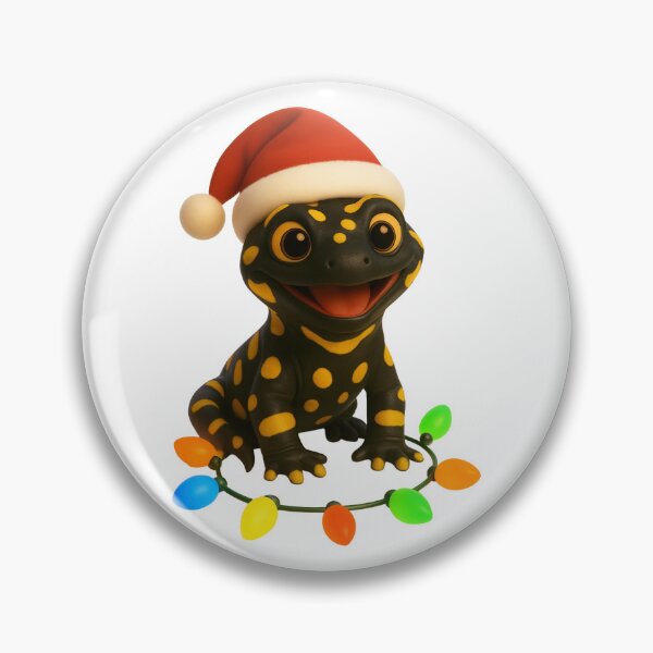 Item preview, Festive Fire Salamander Christmas designed and sold by Sillytoe.