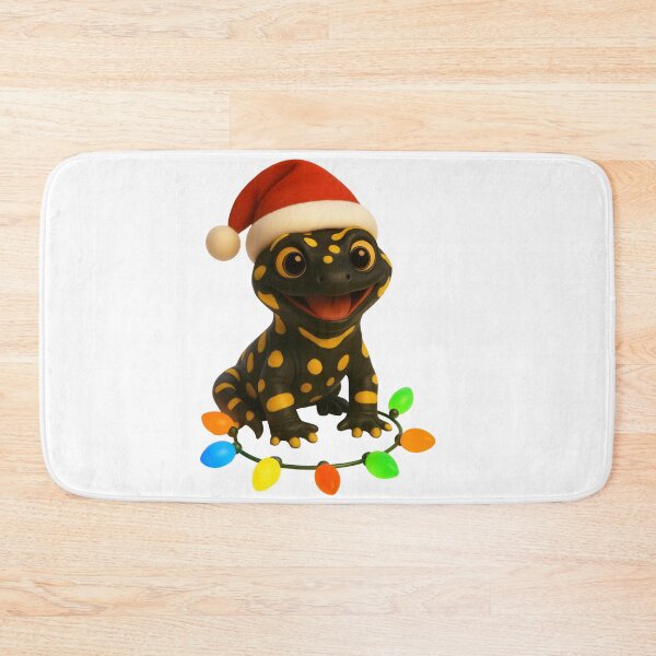 Item preview, Festive Fire Salamander Christmas designed and sold by Sillytoe.
