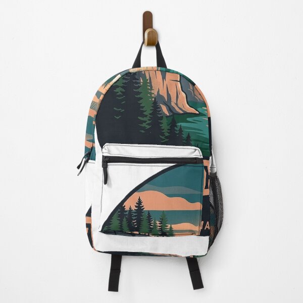 Artikelvorschau, Smith Lake Alabama Dusk Bluffs Vintage Badge Sticker entworfen und verkauft von DetourDgn.