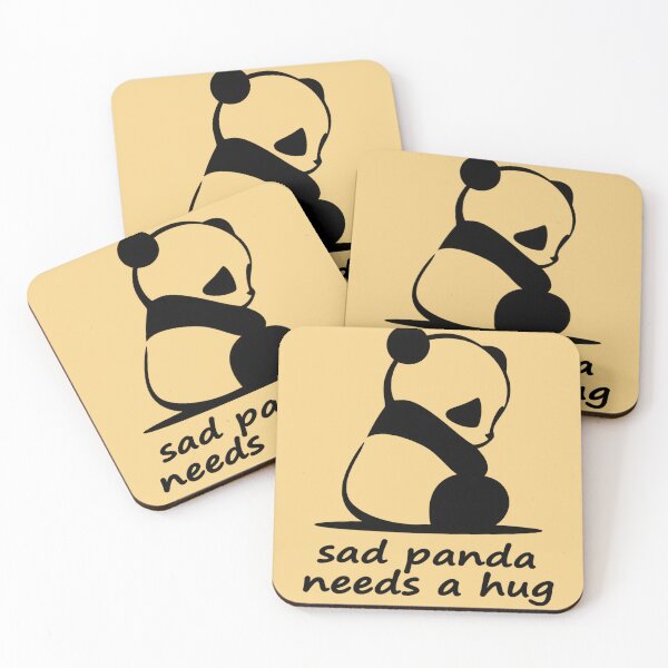 Item preview, Sad Panda Needs a Hug designed and sold by lcnsdjstrtry.