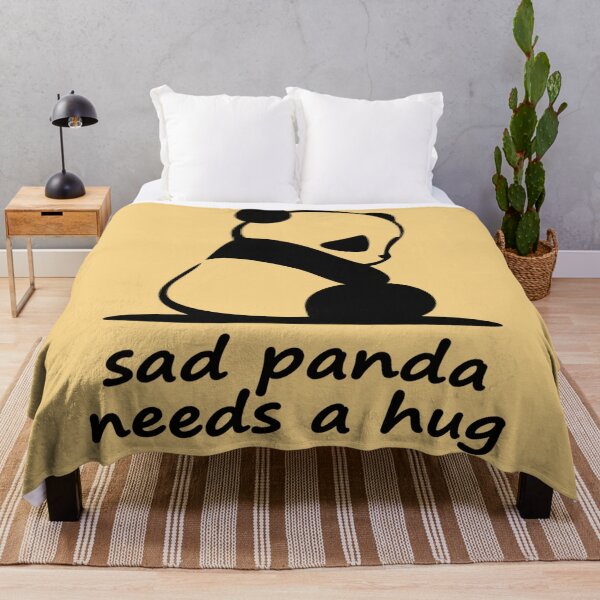 Item preview, Sad Panda Needs a Hug designed and sold by lcnsdjstrtry.