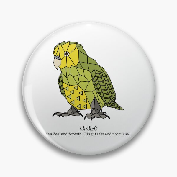 Item preview, Geometric Kakapo designed and sold by AnimalsKnowAll.