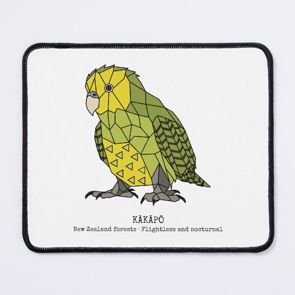 Item preview, Geometric Kakapo designed and sold by AnimalsKnowAll.