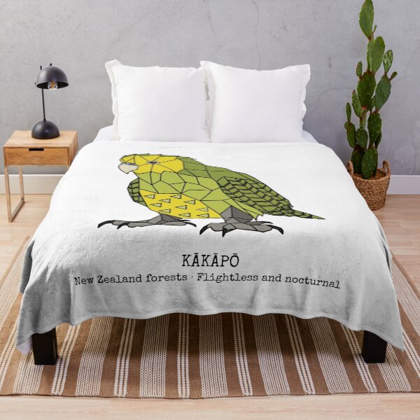 Item preview, Geometric Kakapo designed and sold by AnimalsKnowAll.