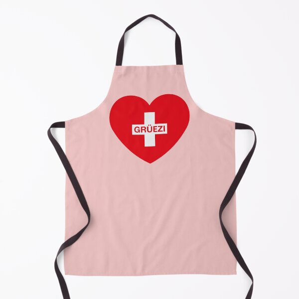 Item preview, Grüezi (Heart / Swiss Flag / Switzerland / Red White) designed and sold by MrFaulbaum.