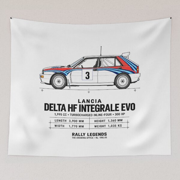 Item preview, Delta HF Integrale Evo designed and sold by The Drawing Office.