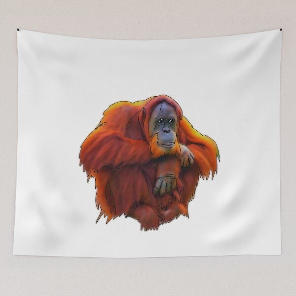 Item preview, Omar the Orangutan - animalz designed and sold by Ashley’sAnimalz.