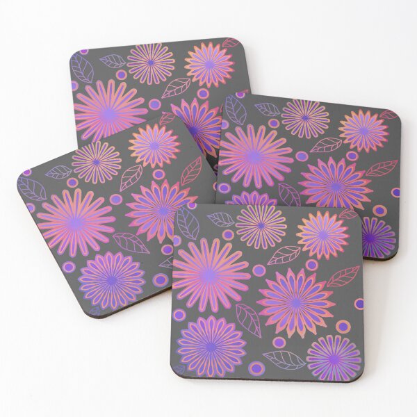 Item preview, Colorful Floral and Dots Pattern  designed and sold by JaygiesDesign.