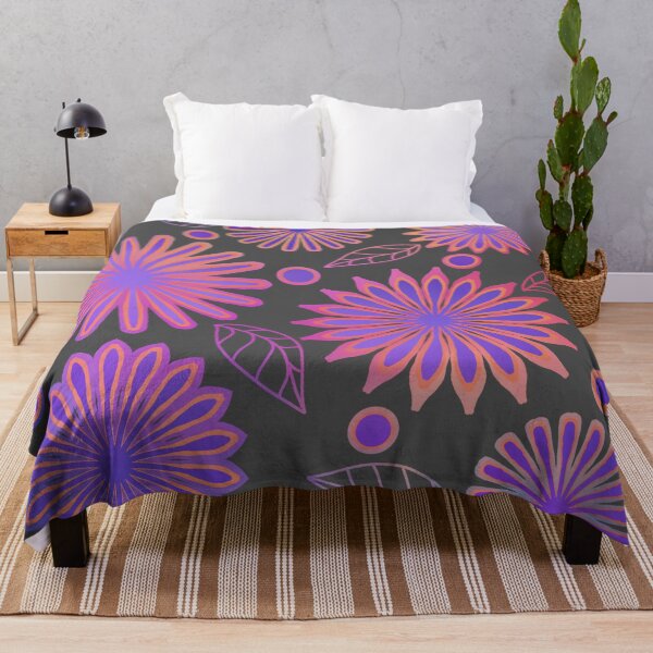Item preview, Colorful Floral and Dots Pattern designed and sold by JaygiesDesign.