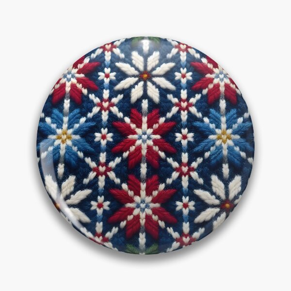 Item preview, Nordic Fair Isle Knit Pattern designed and sold by Sybille-Yates.