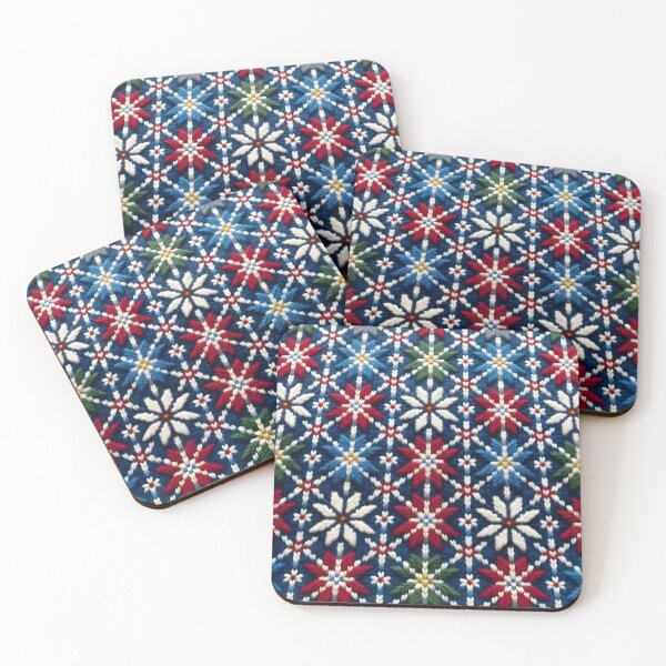 Item preview, Nordic Fair Isle Knit Pattern designed and sold by Sybille-Yates.