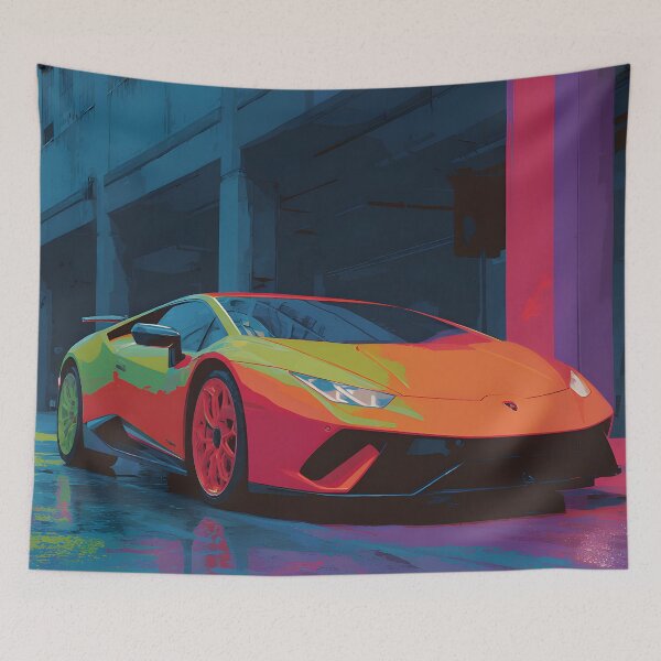 Item preview, Lamborghini Huracan Performante Car Enthusiast Art designed and sold by AutoPopStudio.