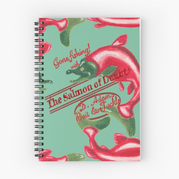 Item preview, Gone Fishing! with The Salmon of Doubt || Douglas Adams designed and sold by ethanvsanders.