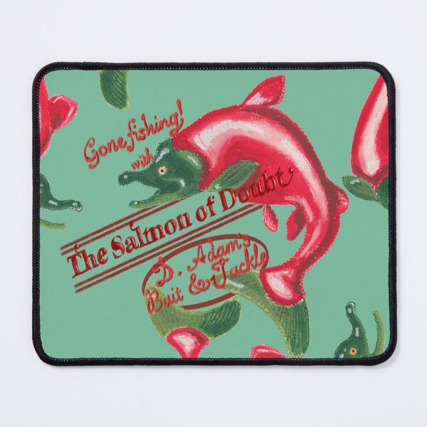 Item preview, Gone Fishing! with The Salmon of Doubt || Douglas Adams designed and sold by ethanvsanders.