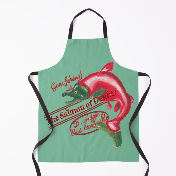 Item preview, Gone Fishing! with The Salmon of Doubt || Douglas Adams designed and sold by ethanvsanders.