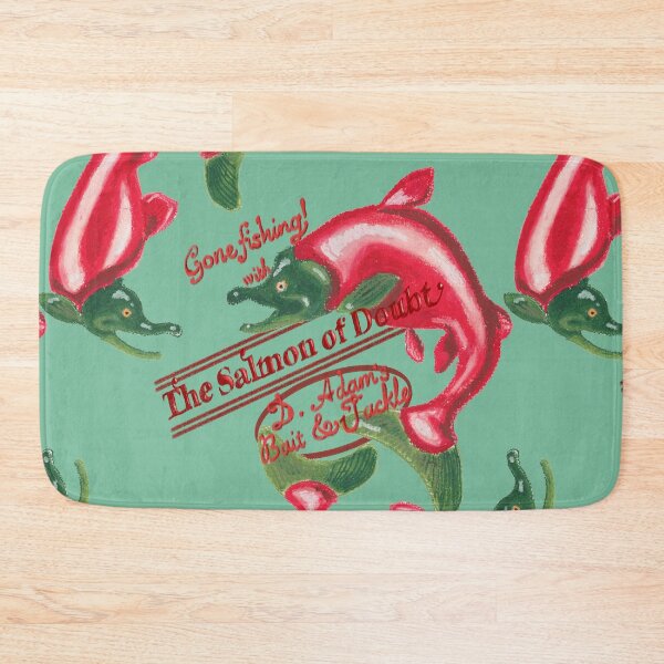 Item preview, Gone Fishing! with The Salmon of Doubt || Douglas Adams designed and sold by ethanvsanders.