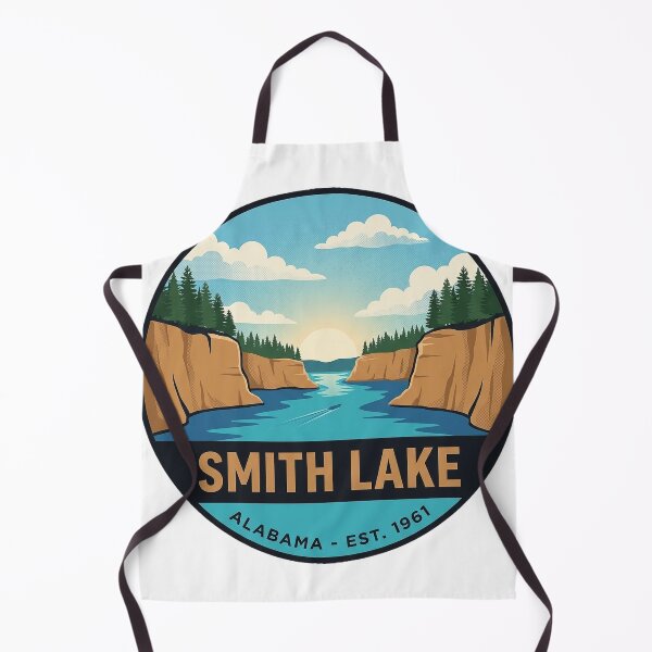Item preview, Smith Lake Alabama Summer Lake Vintage Badge Sticker designed and sold by DetourDgn.