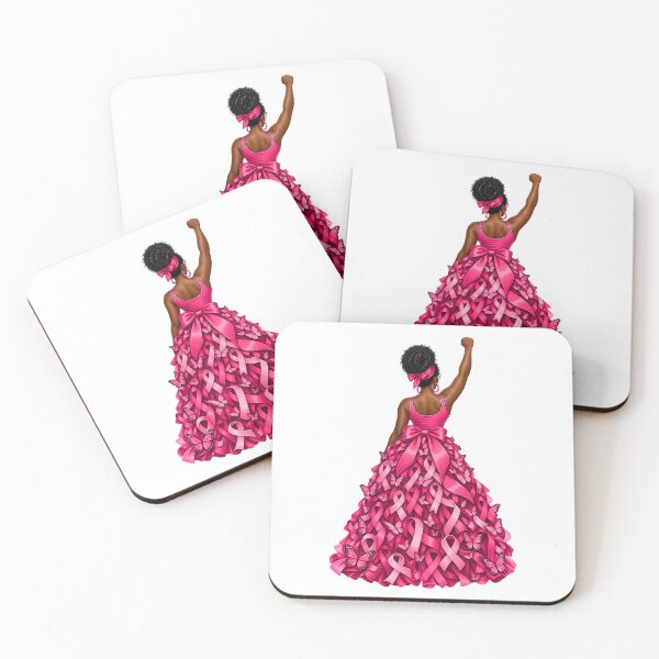 Item preview, African American Breast Cancer Pink Ribbon Dress Women Graphic designed and sold by Whirx.