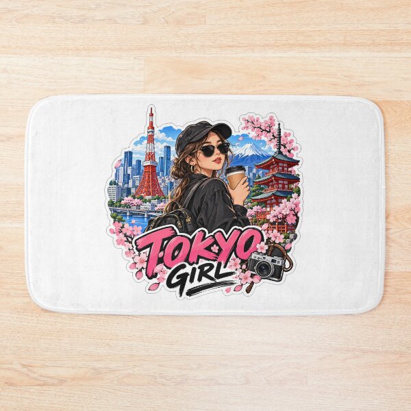Item preview, Tokyo Girl Japan Travel Cherry Blossoms designed and sold by lorand-designs.