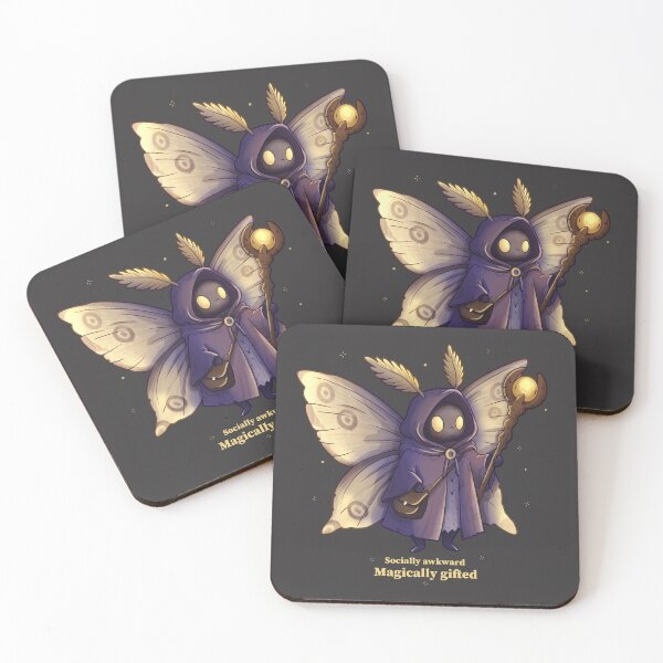 Item preview, Socially Awkward Magically Gifted Moth Wizard designed and sold by VicPadArt.