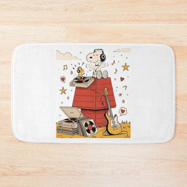 Item preview, Vinyl Vibes  Snoopy  Woodstocks Retro Jam Session designed and sold by tanmoraigs.