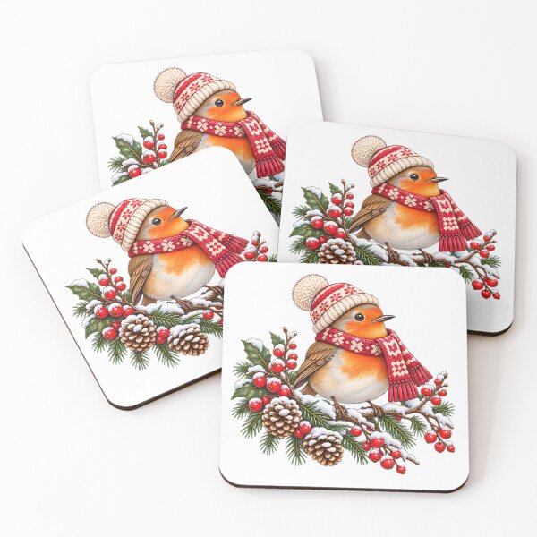 Item preview, Robins in winter designed and sold by Zeewind.