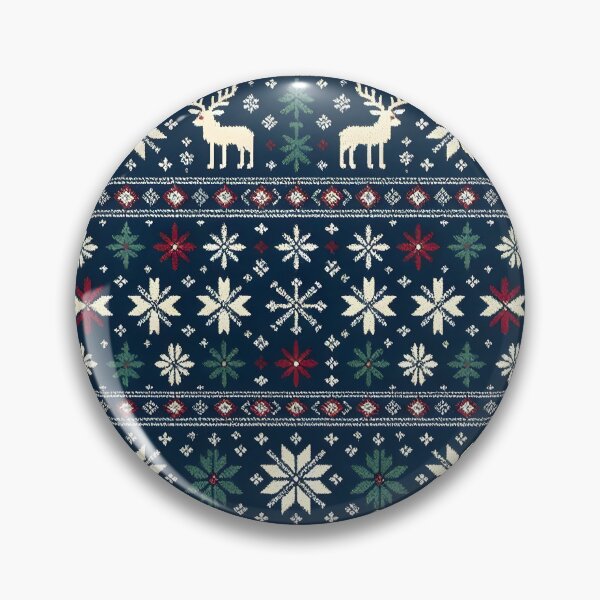 Item preview, Nordic Christmas Knit Pattern designed and sold by Sybille-Yates.
