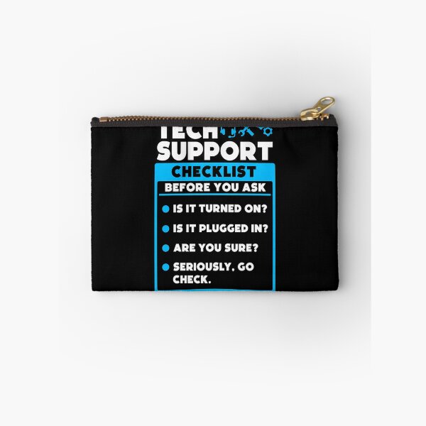 Artikelvorschau, Checkliste für technischen Support (Poster) entworfen und verkauft von lcnsdjstrtry.