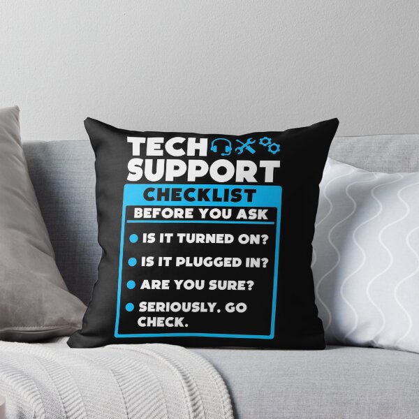 Item preview, Tech Support Checklist Poster designed and sold by lcnsdjstrtry.