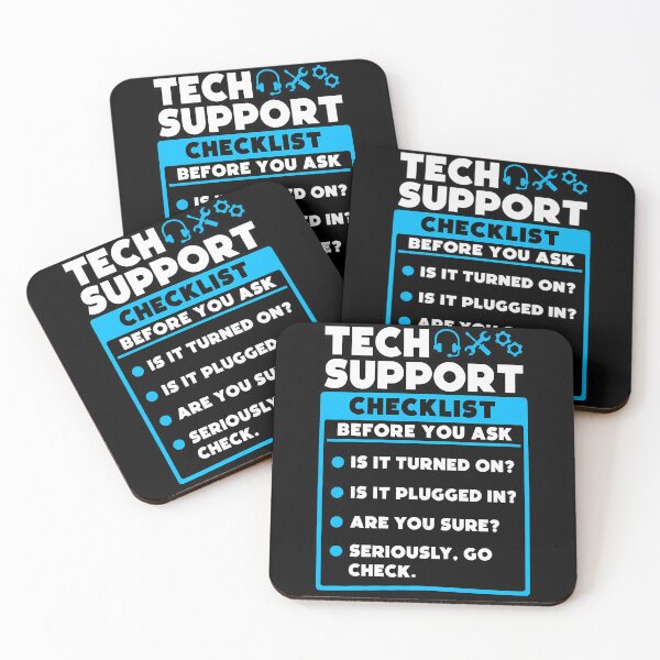 Item preview, Tech Support Checklist Poster designed and sold by lcnsdjstrtry.